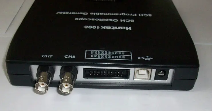 Для Hantek 1008A 8CH осциллограф для ПК/DAQ/8CH генератор 2. 4MSa/s 12 бит 10мв/div до 5В/div Входная