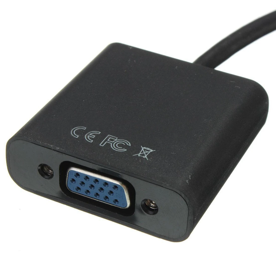 SCLS Pro DVI D 24 + 1 штырьковый кабель VGA 15 контактный гнездовой адаптер конвертер