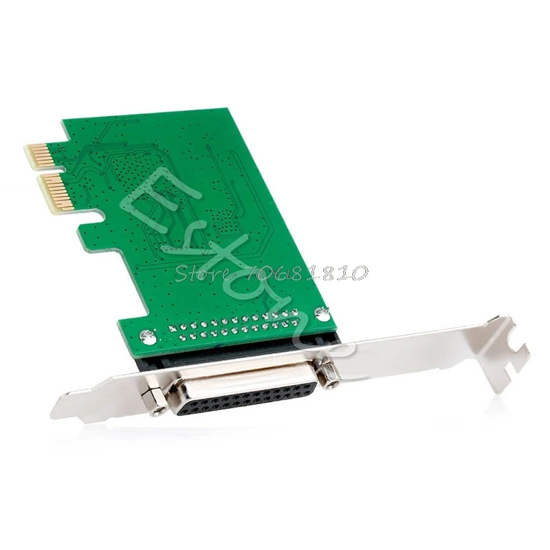 Параллельный порт DB25 25Pin принтер LPT к PCI E переходник для экспресс карты Прямая