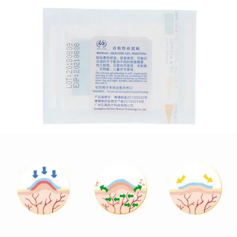 3 5x5 см силиконовая удаления патч многоразовый гель от угрей лечение шрамов