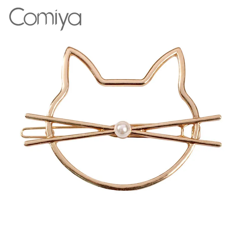 Comiya заколки Золото Цвет цинковый сплав ювелирные изделия Cat женские аксессуары