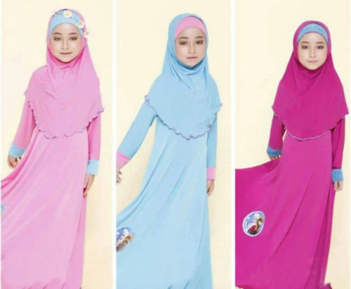 Мусульманское платье для девочек мусульманское длинное + детская одежда детский
