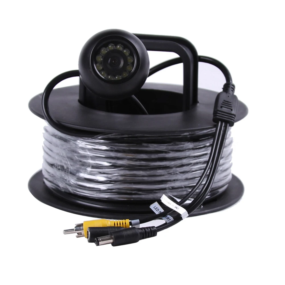 Новый подводный Камера Системы HD 1000TVL 7 дюймов цвет панели ночь версия 20 до 100 м