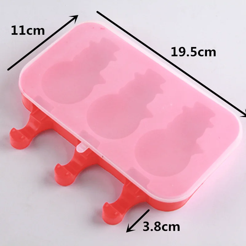 Силиконовая форма для мороженого с крышкой DIY приготовления 20 фиолетовыми