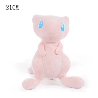 Mew 21cm Пикачу Бульбазавр Squirtle Charmander Мягкая Игрушка коллекция хобби кукла аниме периферийная плюшевая кукла рождественский подарок для детей - Цвет: Mew 21cm
