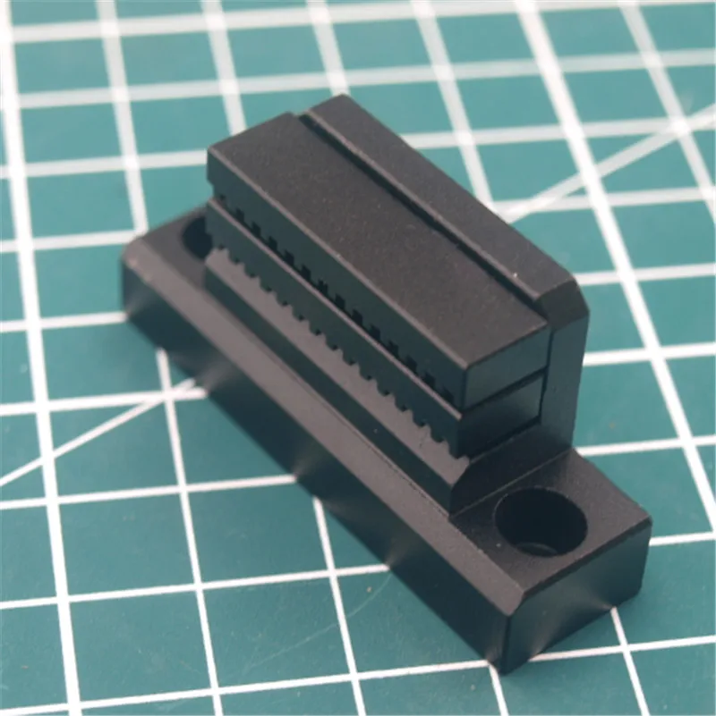 1 шт. Prusa i3 MK3 черный анодированный алюминиевый сплав Y образный ременной держатель