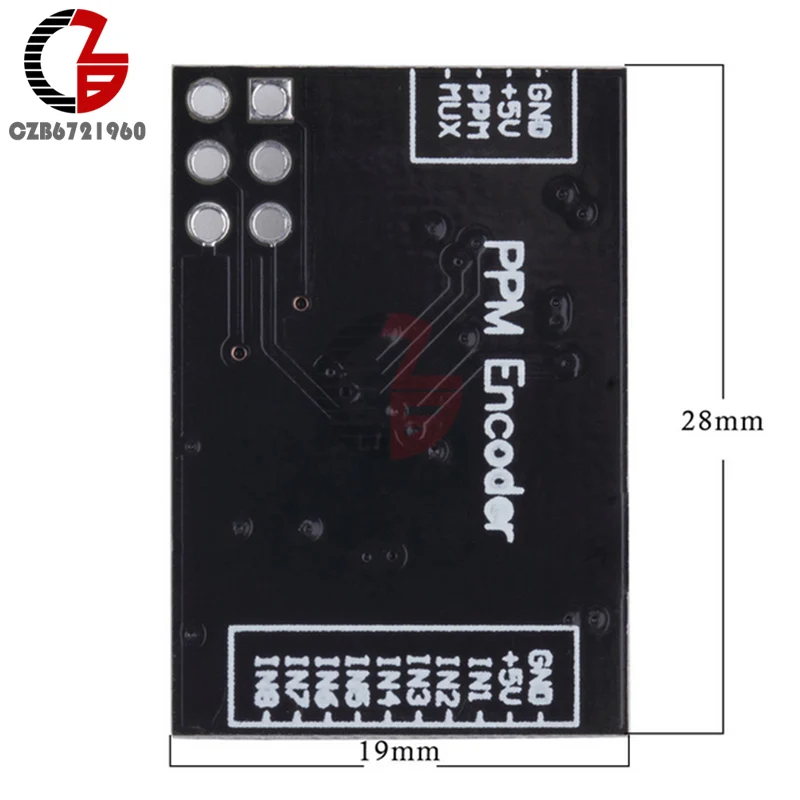 8 канальный модуль кодировщика PPM V1.6 для контроллера полета Pixhawk/ PPZ/ MK/ MWC|module|modulating