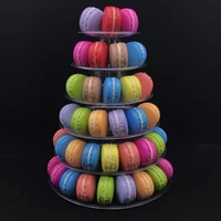 transhome macarons display tower 6 layer cake stand food display stand cupcake stand wedding decoration birthday party favor