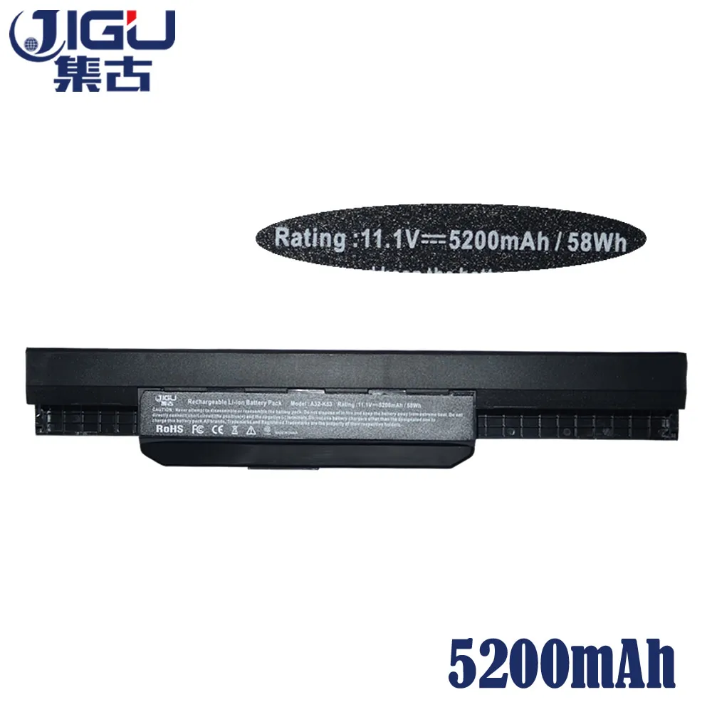 JIGU Laptop Battery For Asus A43E A43S K43E K43S X43E X43S A43T K43T K43U A53E A53S K53E K53S K53T X43U K53 6 CELLS | Компьютеры и