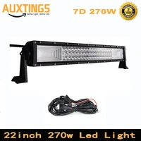 3 row 22 straight led work light bar offroad driving lamp combo beam 12v 24v for tractor boat 4wd 4x4 car truck suv atv