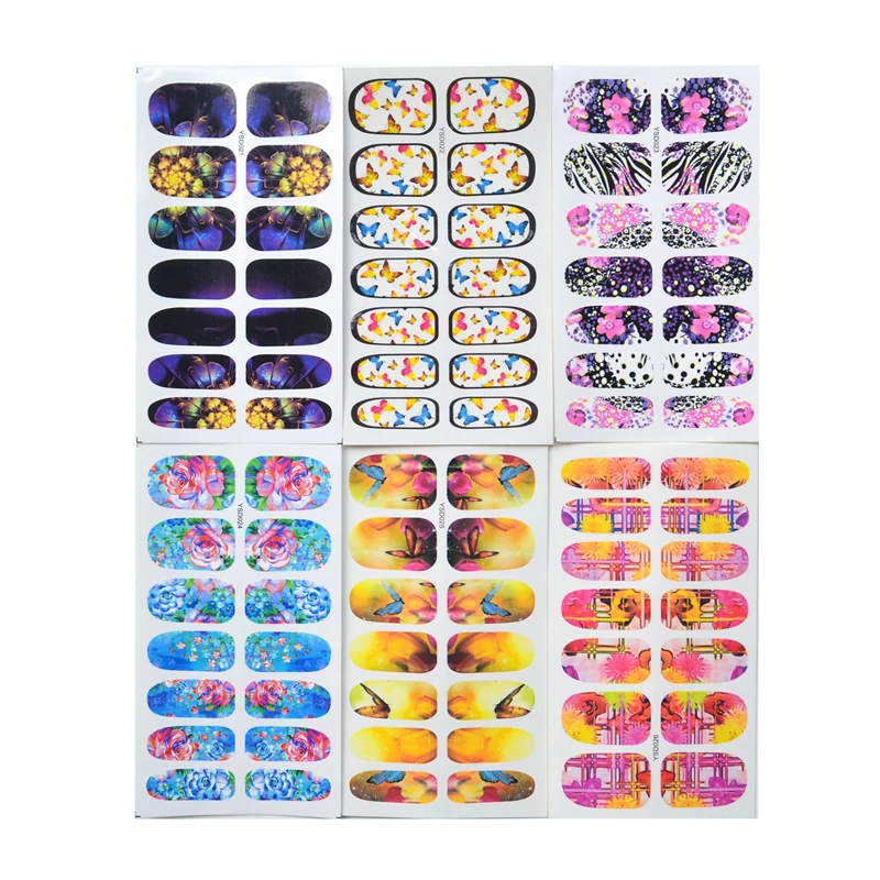 20 листов переводные наклейки для дизайна ногтей|nail art water transfer|for manicureart |
