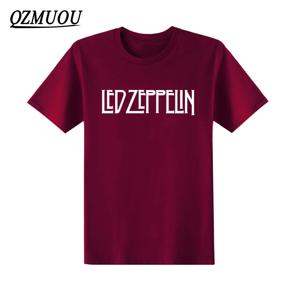 Maroon1 Новинка, мужские футболки, модные, Led, Zeppelin, логотип, графическая футболка, хлопок, Круглый ворот, короткий рукав, футболка, хип-хоп, футболка, размер XS-XXL - Цвет: Maroon1