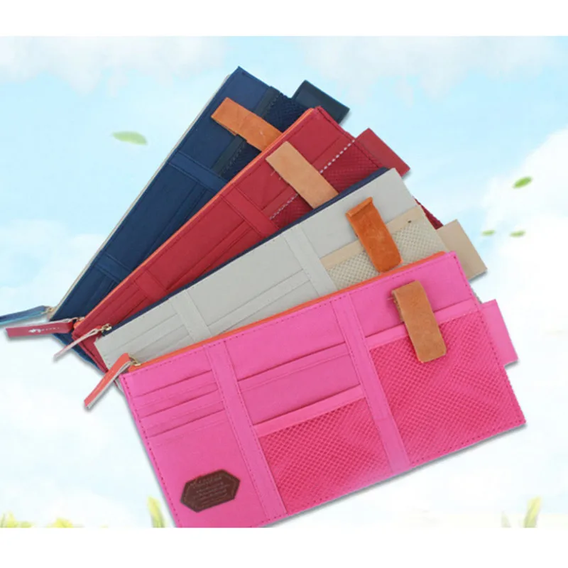 Car Multi-Function Korean Sun Visor Storage Bag Portable Clip Card Mobile Phone car accessories interior | Автомобили и мотоциклы