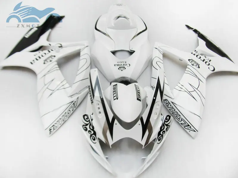 Пользовательский Инжекционный обтекатель для SUZUKI 2006 2007 K6 GSX R600 750 ABS спортивный