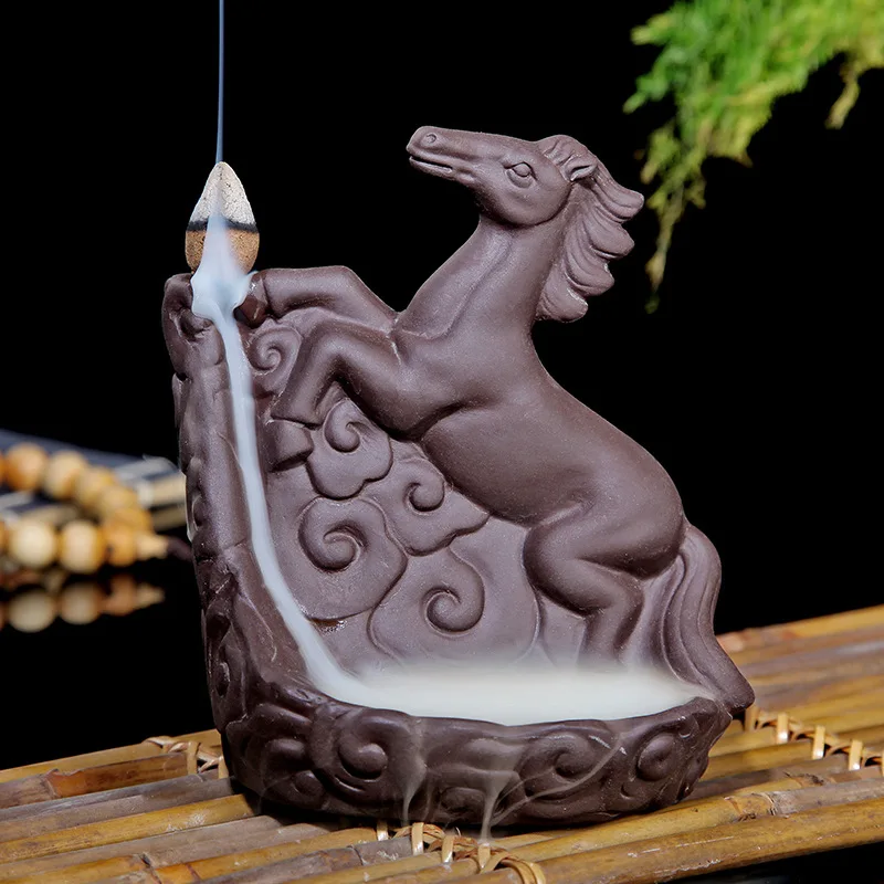 Домашний декор креативная лодка или конь дизайн благовония горелка пуля блэкфит