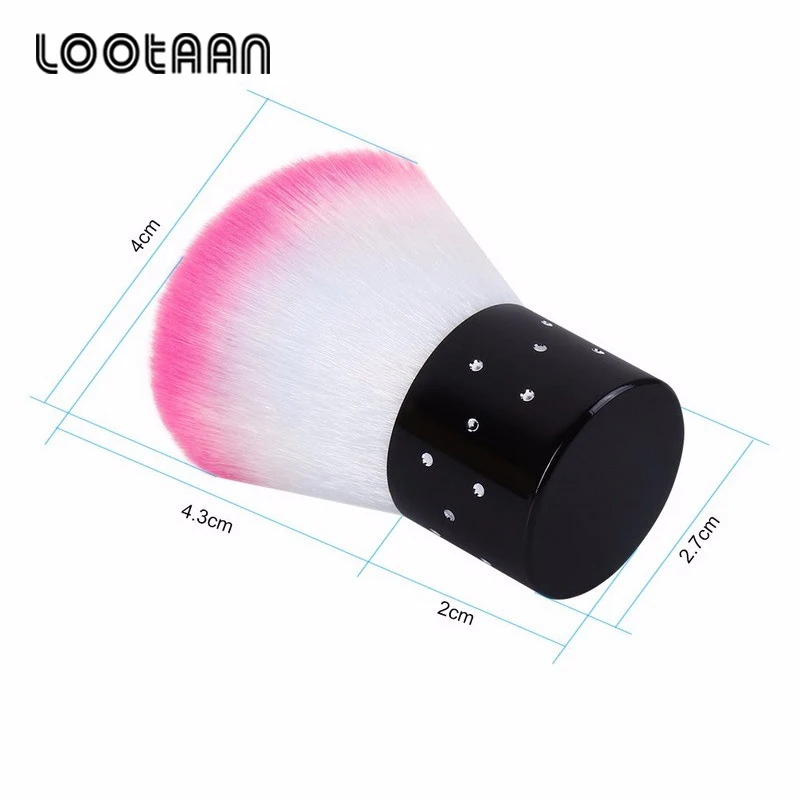 Lootaan 1 шт. мягкая щеточка для чистки ногтей кисть маникюрные инструменты