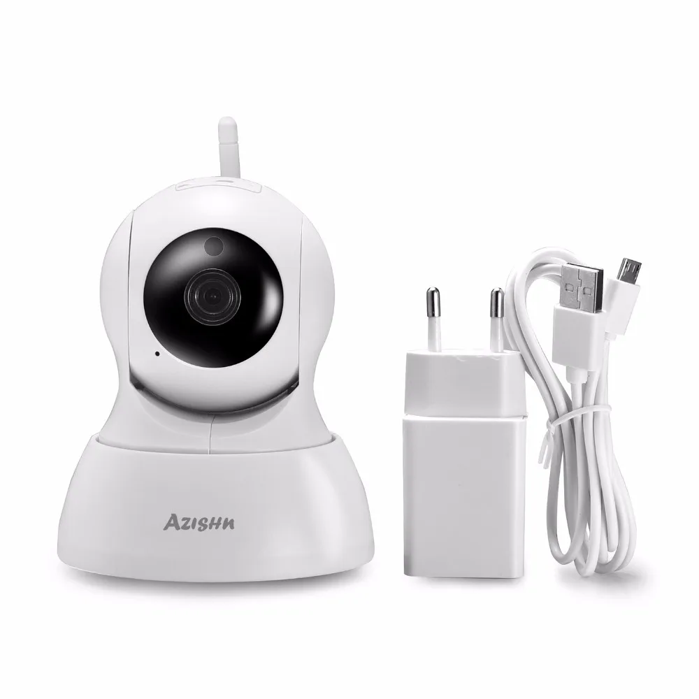 AZISHN Домашняя безопасность WiFi IP камера 720P HD Беспроводная внутренняя сеть