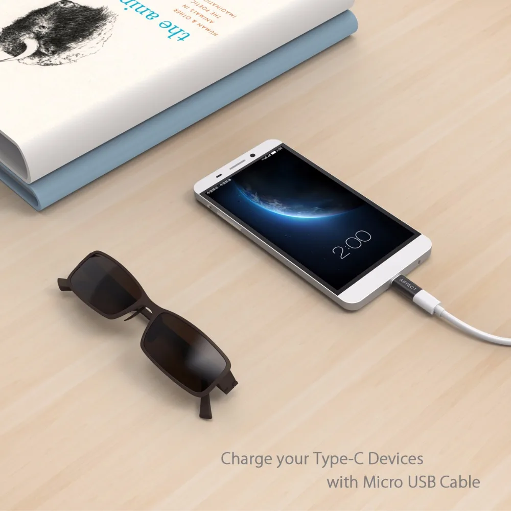 AIFFECT type C адаптер для Micro USB к B конвертер мобильных телефонов ноутбуков