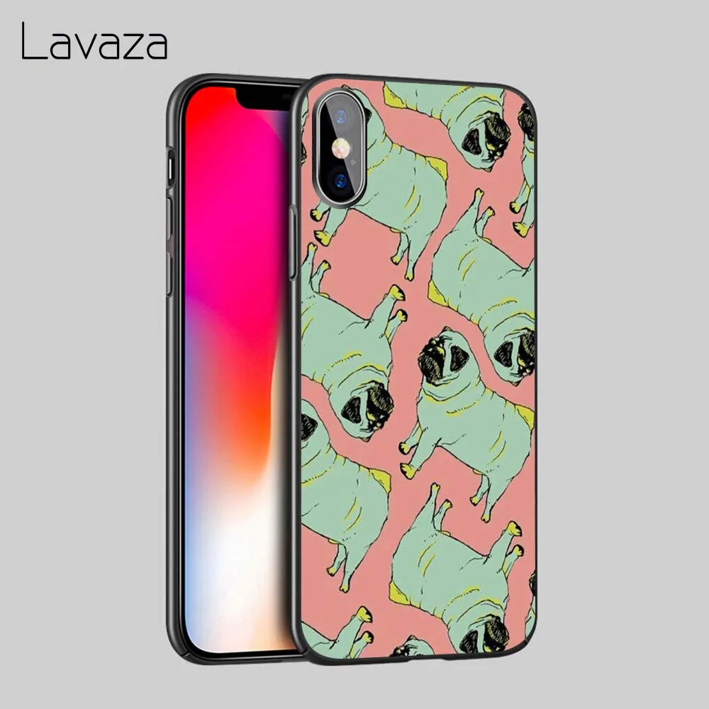 Мягкий чехол из ТПУ Lavaza Animal Cute Pug Dog для Apple iPhone 6 6S 7 8 Plus 5 5S SE X XS MAX XR силиконовые