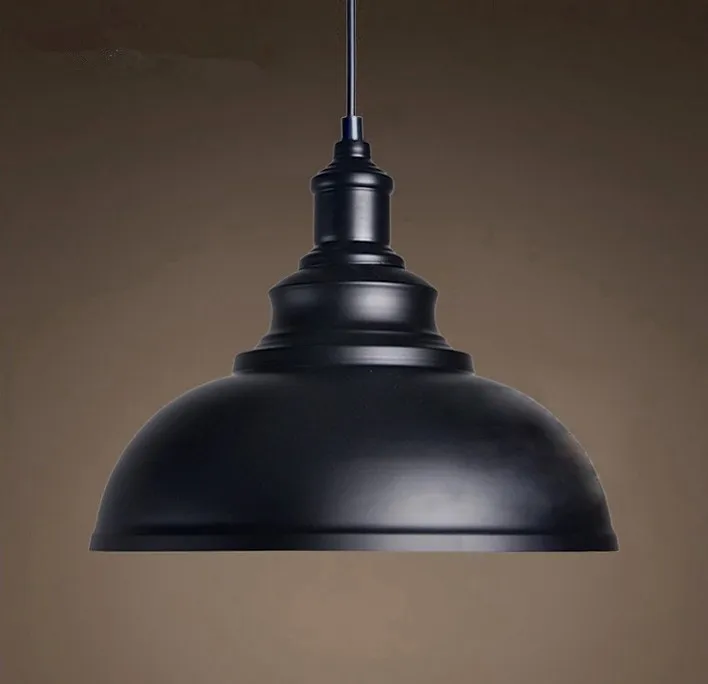 Винтажный подвесной светильник в стиле индастриал из кованого железа для