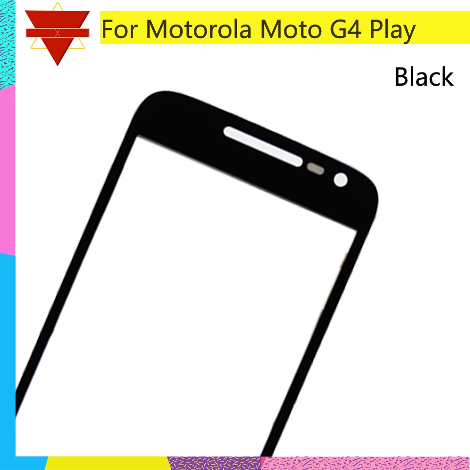 5 0 LCD Переднее стекло объектива для Motorola Moto G4 Play XT1607 XT1609 передний внешний экран