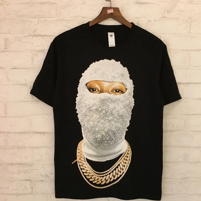 

2019 Best Stranger Things T Shirt Hip Hop Streetwear Diamond Masked 3D T Shirts Fashion 1:1 High Quality Skateboard T-Shirt