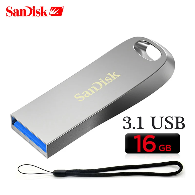 Флэш-накопитель SanDisk CZ74 USB 3 1 флэш-накопитель 32 ГБ 64 128 256 150 16 мини-диск для