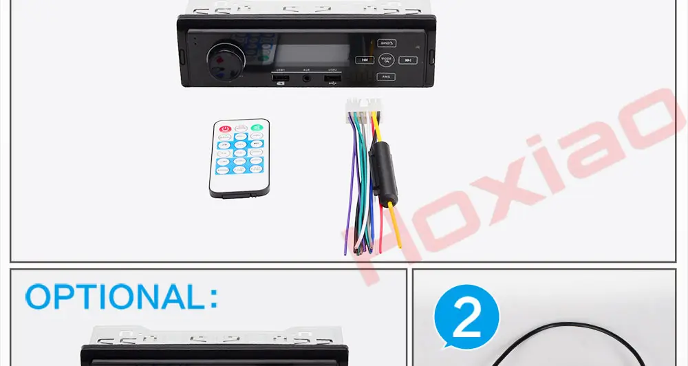 1 din Автомобильный MP3-плеер 12 в Bluetooth автомобильный стерео FM AM радио MP3 аудио плеер 5 в зарядное устройство USB AUX Авто электкан Синг 1 DIN Авторадио