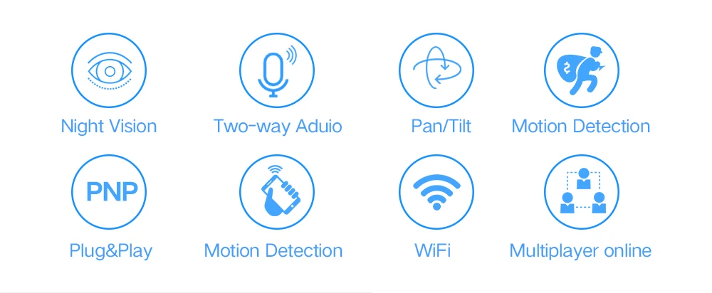 SDETER беспроводная WiFi камера IP 1080P 720P Pet камера безопасности CCTV камера видеонаблюдения P2P ночное видение детский монитор для помещений