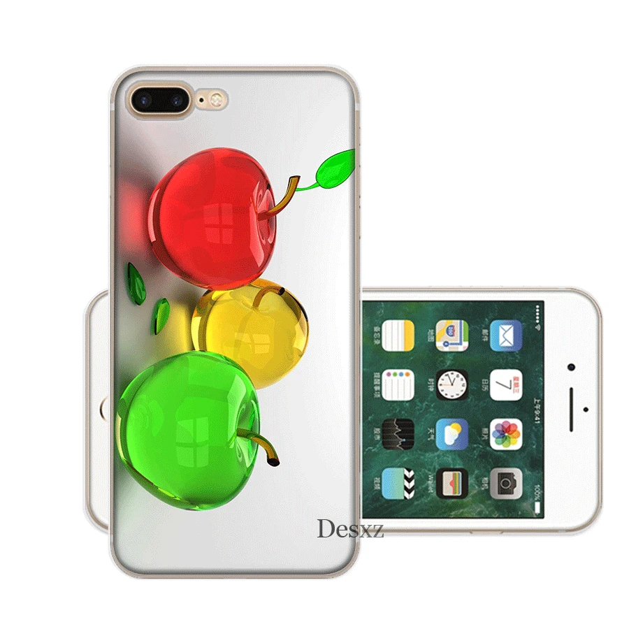 Чехол для телефона iPhone 11 Pro 6 6s 7 8 Plus 5 5S X XS XR Max 3D Клубника банан