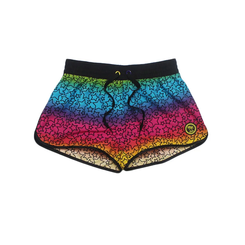 Летние женские сексуальные пляжные шорты для серфинга спортивные плавания