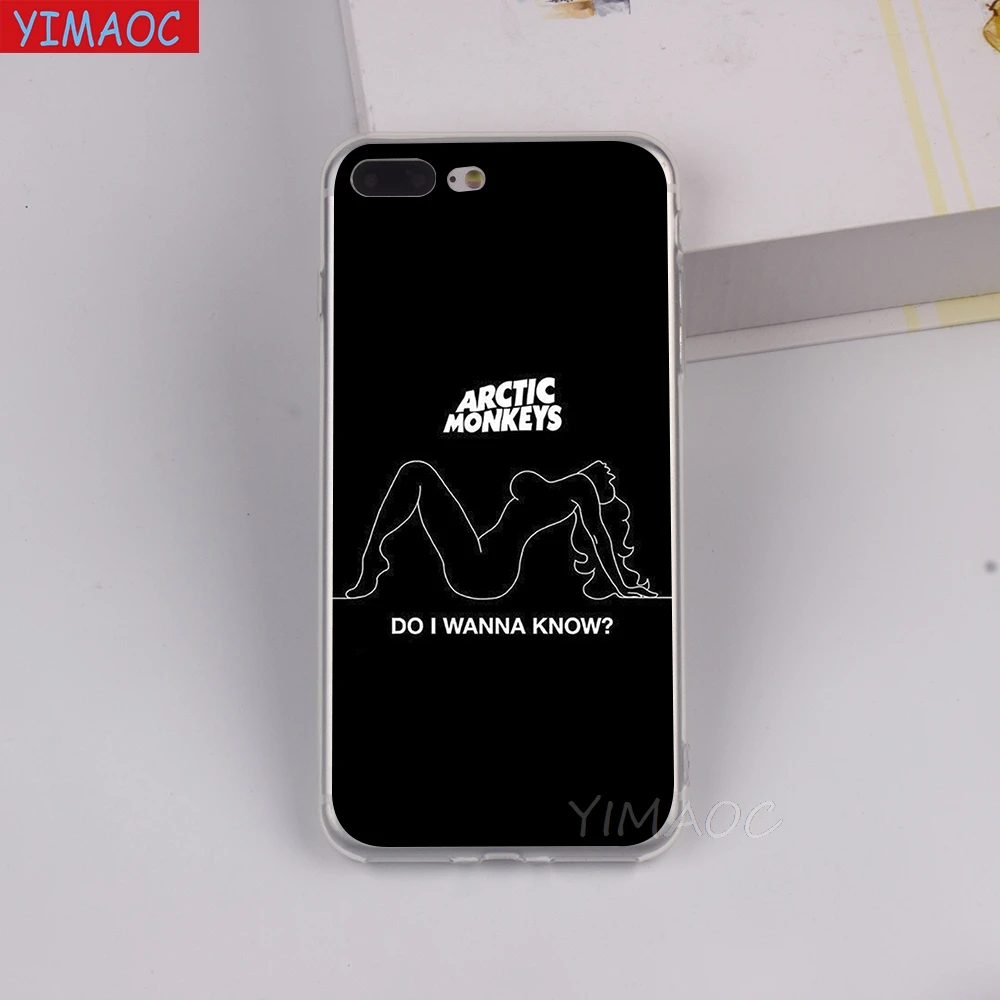 Мягкий чехол YIMAOC Arctic Monkeys из ТПУ и силикона для iPhone 8 7 6 6S Plus 5 5S SE X XR XS 11 Pro Max |