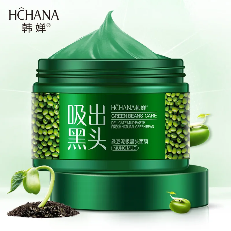 2019 Horec уход за кожей подлинные товары песок mung Bean Mud маска лечение акне пилинг для