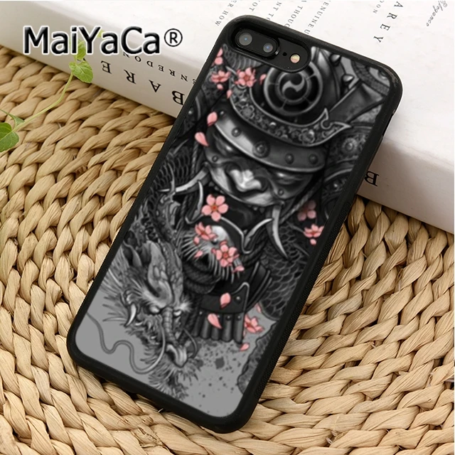 Японский чехол MaiYaCa для телефона Самурай iPhone 5 6 s 7 8 plus 11 12 Pro X XR XS Max Samsung Galaxy S6 S7 edge S8