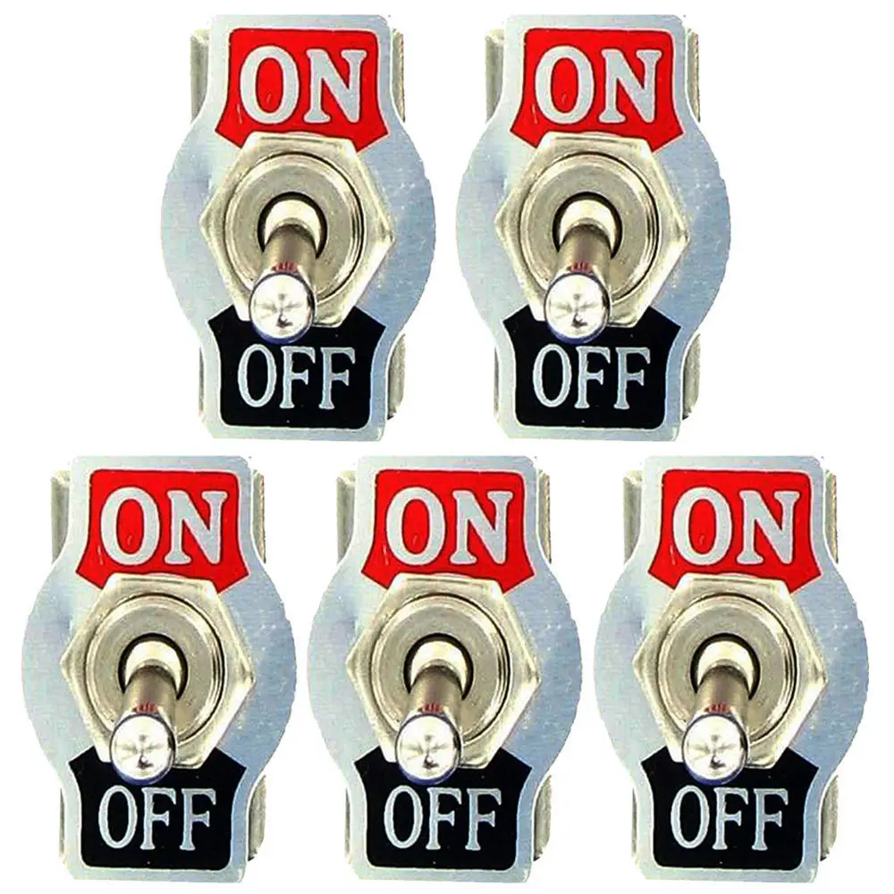 

EE support 5X Heavy Duty 20A 125V 15A 250V SPST 2 терминал вкл/выкл переключатель пластина универсальные автомобильные Аксессуары Распродажа