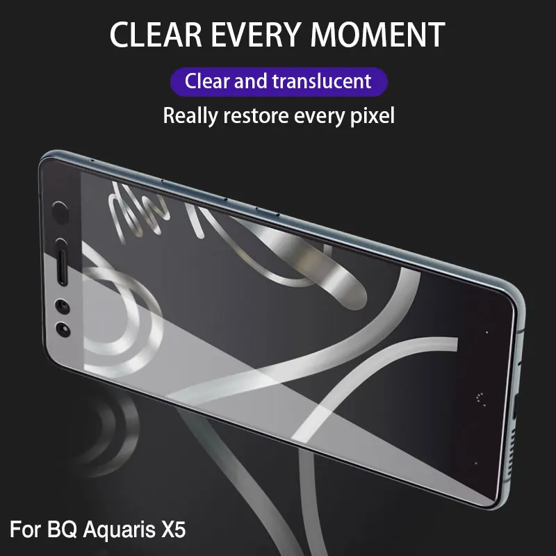 Закаленное стекло DyGod для BQ Aquaris X5 Передняя пленка протектор экрана 5 0 дюйма