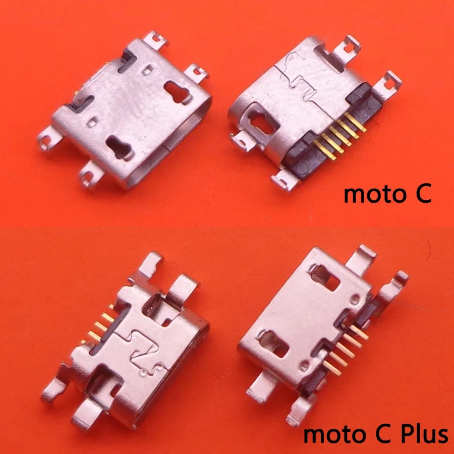 100 шт. Micro usb зарядная док-станция порт Разъем для Moto C PLUS XT1723 XT1724