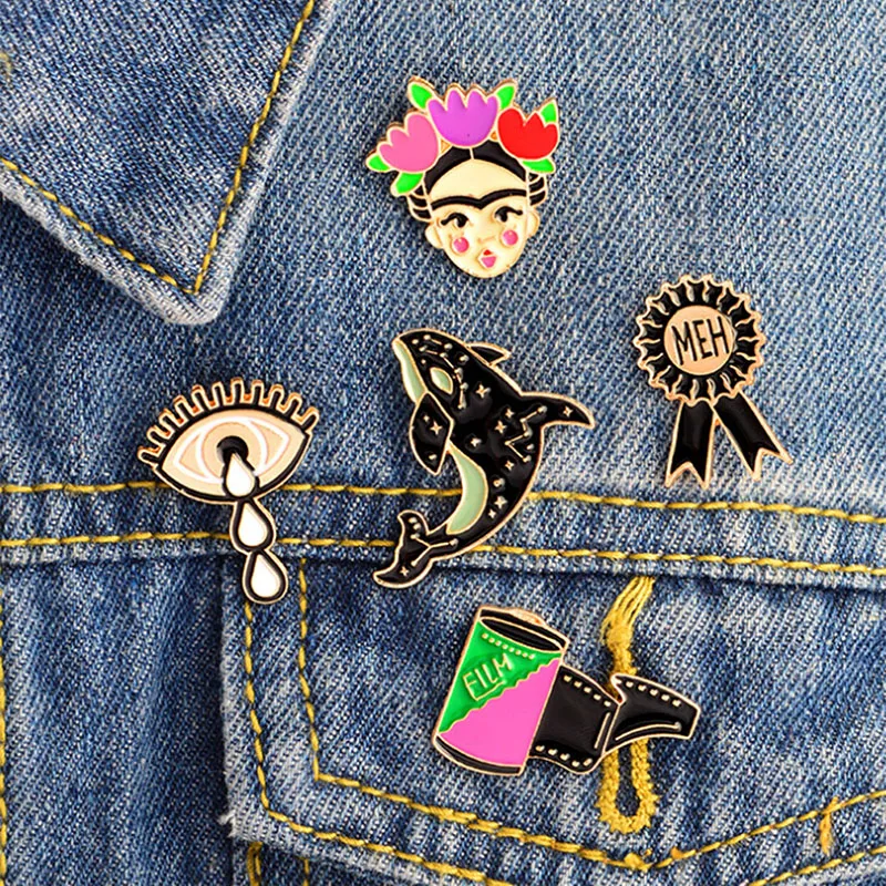 Милая дикая бриллиантовая брошь булавка для мужчин женщин пальто одежды булавки