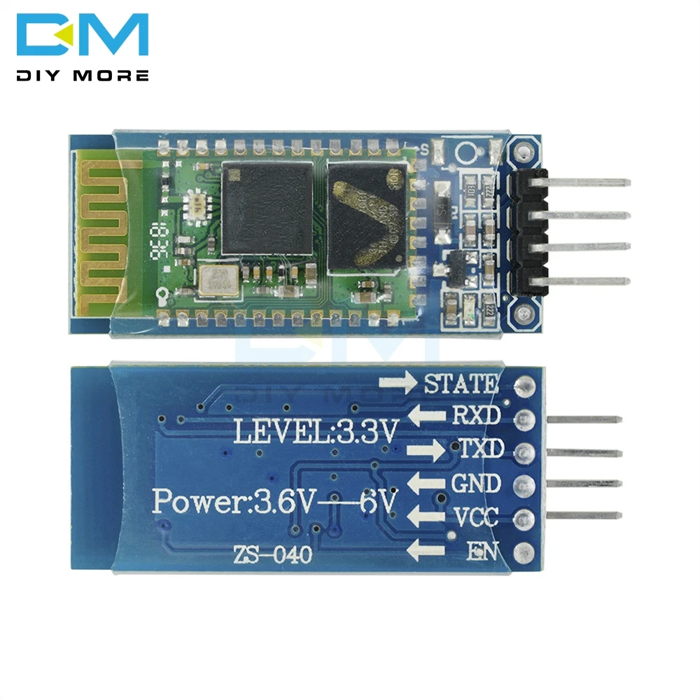 HC-05 HC05 беспроводной модуль совместимый для Arduino Серийный 6 Pin Bluetooth радиочастотный приемник приемопередатчик модуль RS232 мастер Slave Board