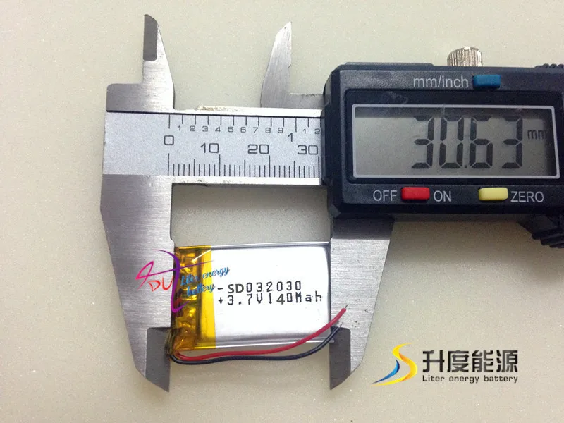 Высококачественный литий полимерный аккумулятор для планшета 032030 3 7 в 140 мАч