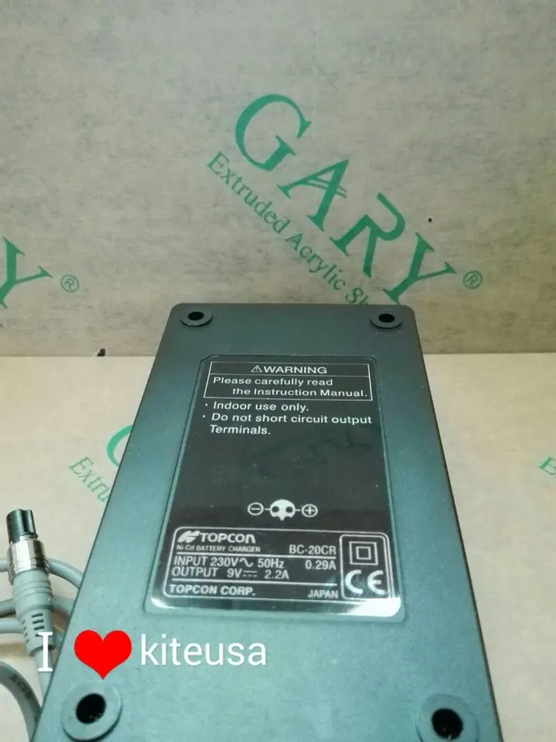 

NEW TOPCON BC-20CR charger FOR TOPCON BT-24Q BT-30Q 2 pin charger