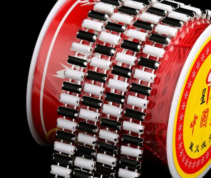 1 ярд желе прямоугольник белый и черный Стразы Посеребренная Плоская Задняя