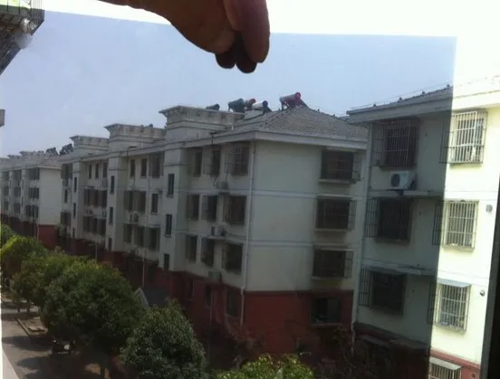 Серебристая изоляционная оконная пленка наклейки отражающая одностороннее