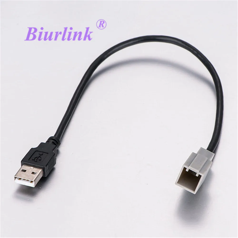 Автомобильный USB Кабель-адаптер Biurlink для Toyota Camry Reiz RAV4 Mazda