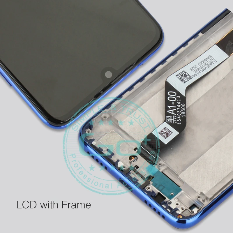 Оригинальный Redmi Note 7 ЖК-дисплей + рамка сенсорный экран панель Xiaomi Note7 дисплей