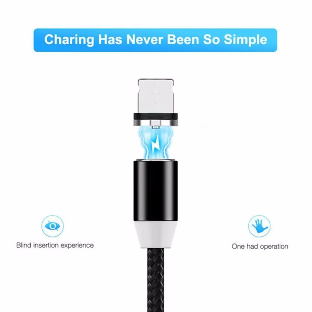 3 в 1 Магнитный Micro USB/type C/IOS кабель для быстрой зарядки и синхронизации данных для samsung huawei Xiaomi iPhone Xs Xr X 8 7 6