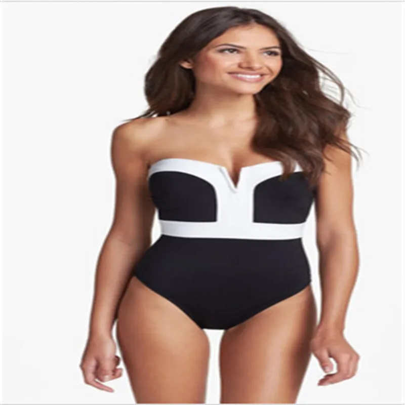 Купальник женский с высокой талией пуш-апом | Спорт и развлечения