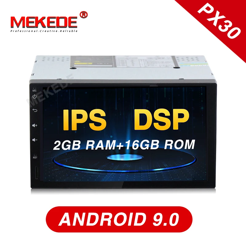 Автомобильный DVD проигрыватель серии PX30 Mekede pure android 9 0 для Nissan V/W Toyota Peugeot KIA