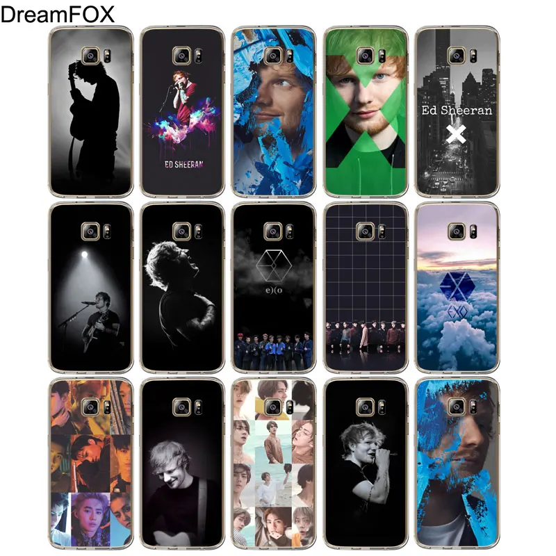 DREAMFOX M468 Ed Sheeran Exo Soft TPU Silicone Case Cover For Samsung Galaxy Note S 6 7 8 9 10 10e 11 11e Lite Edge Plus |