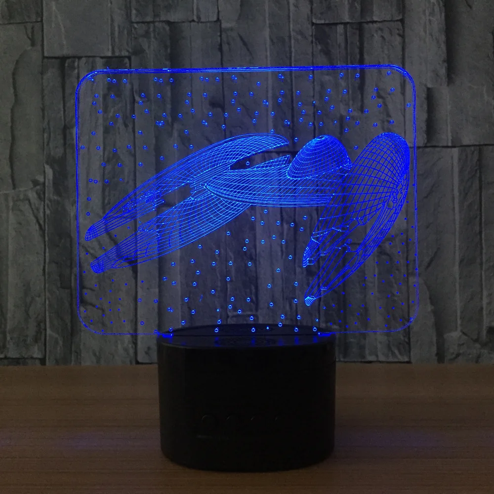 Ракета светодиодная 3d лампа Новинка Led Usb настольные лампы для детей Luminaria Powerbank креативный Хэллоуин 3d ночник настольная лампа